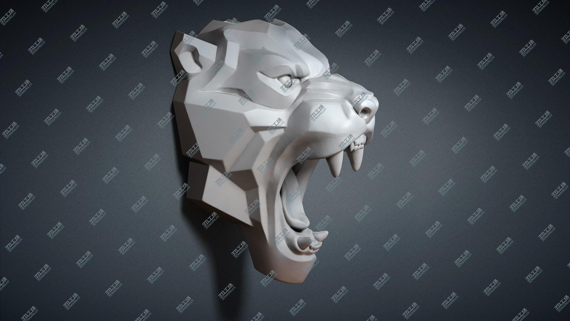 images/goods_img/2021040232/3D Roaring Leopard Sculpture Stylized model/4.jpg